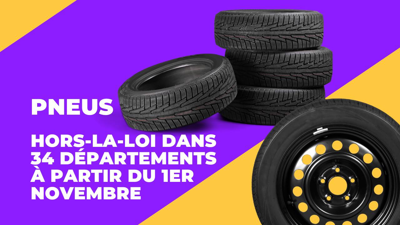 Automobilistes, attention : vos pneus pourraient être hors-la-loi dans 34 départements à partir du 1er novembre