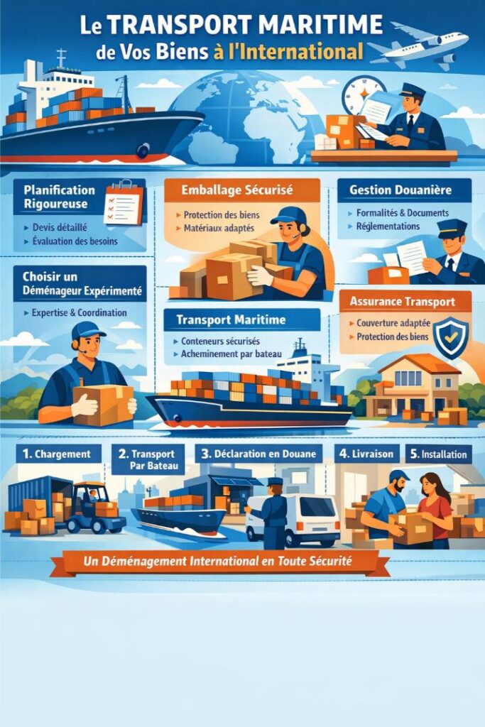 transport maritime demenagement